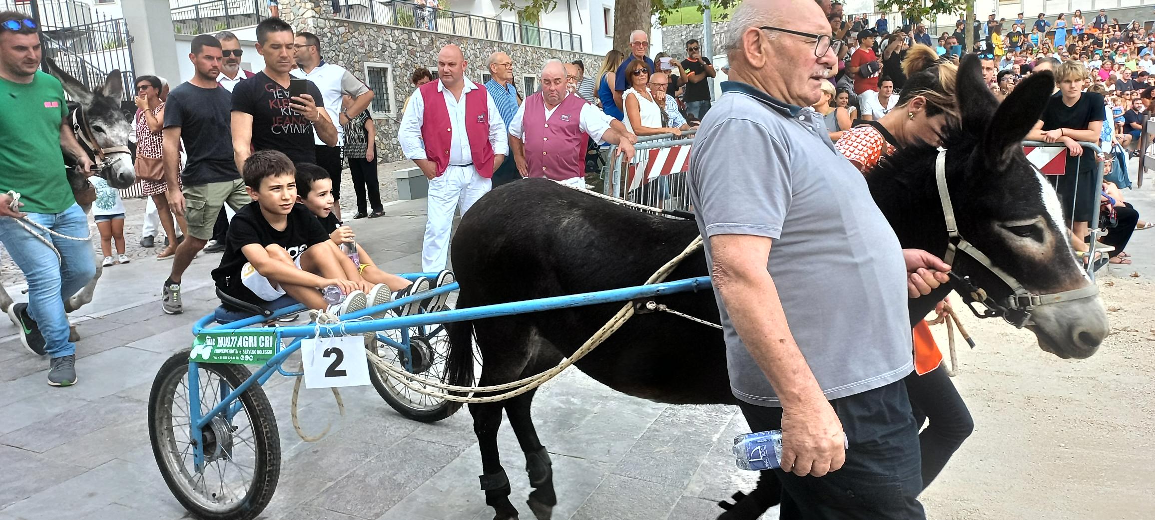 EVENTI. BORDIN A FAGAGNA: CORSA ASINI IDENTIFICA FVG E ATTIRA TURISTI